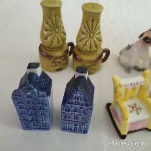 Vintage Salt & Pepper Shakers – Mid Century Japanese Pottery Collection - Etsy