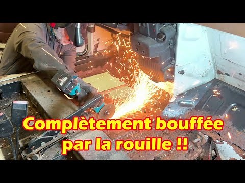 Restauration pas à pas d'une Renault 4L EP6 : la mamie a des dessous bien pourris !!