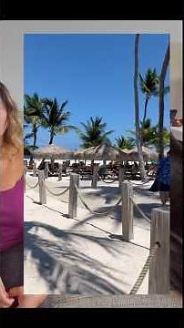 Lopesan Punta Cana beach, boats and sargassum costa bavaro full video available #travel #vacation