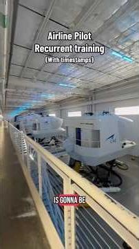 Airline pilot recurrent checkride! #airlinepilot #pilot