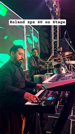 Roland xps 60 sound checking on stage indian tones by MMM Mohan Panchal
