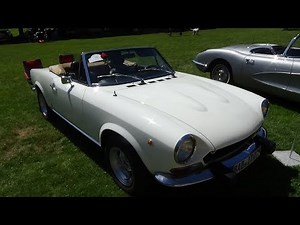 1974 Fiat 124 Sport Spider 1800 - Exterior and Interior - Oldtimer-Meeting Baden-Baden 2022