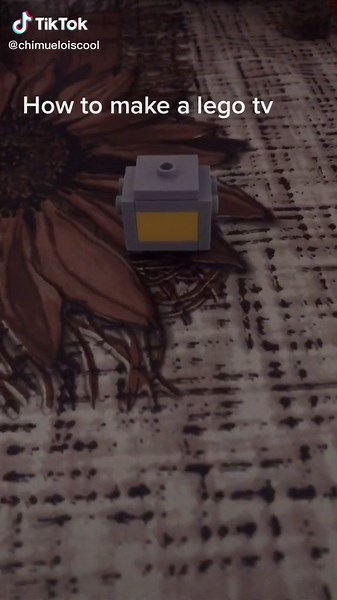 How to make a lego tv