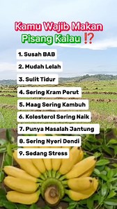 Wajib makan pisang kalau ⁉️ #Info #Infosehat #Sehatalami #Kesehatan #Tipsdantricks #Pisang #Reel | bunda widya