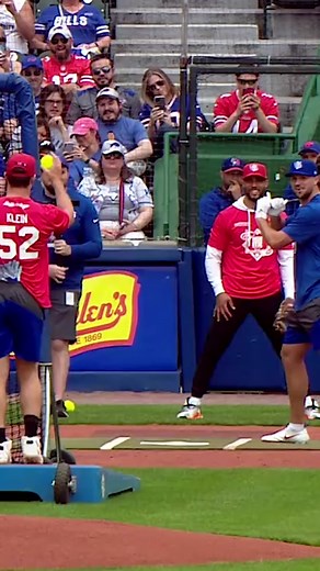 Josh Allen's Home Run at Charity Softball Game
