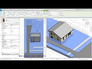 Revit 2026 Residential Site Plan using Topo solids