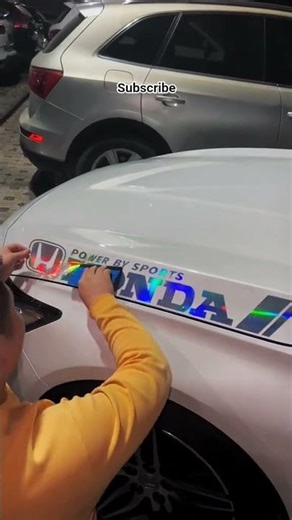 DIY Honda Sport Sticker #youtubeshorts
