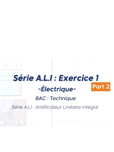 Renforcez vos bases en électrotechnique avec Mr Samir