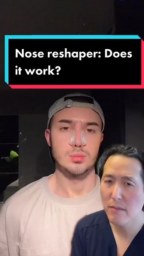 Do nose reshaping devices work? FACT or CAP? Thanks @dursiano for the video. #factorcap #nosereshaping #nosejob