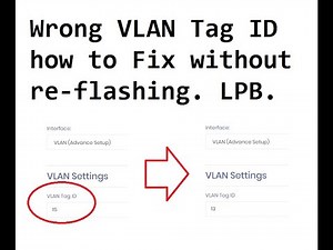 How to FIX WRONG VLAN TAG ID - LPB