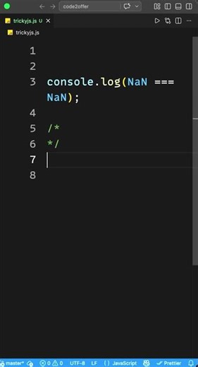 NaN === NaN is FALSE 😳 JavaScript WTF Explained