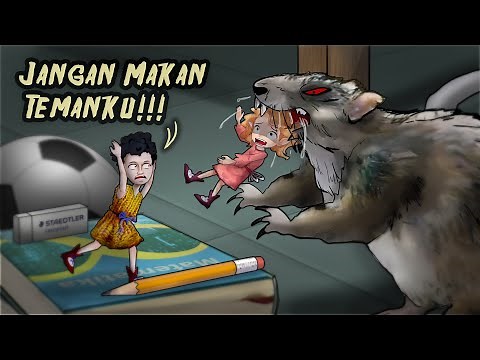 Gimli - Manusia Kerdil itu bisa membuat tubuhku kecil #HORORMISTERI | Kartun Anak Indonesia