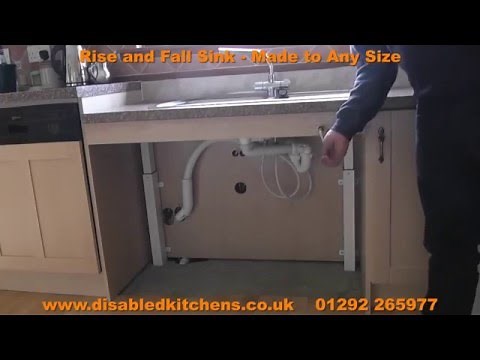 Rise and Fall Sink - Rise and Fall Kitchen Sink Unit Video - Tel: 01292 265557