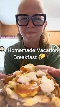 “Making Homemade Breakfast While on Vacation | Easy Egg & Bean Tostadas”.