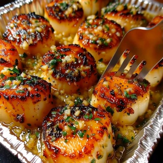 22K views · 70 reactions | Garlic Butter Baked Scallops...