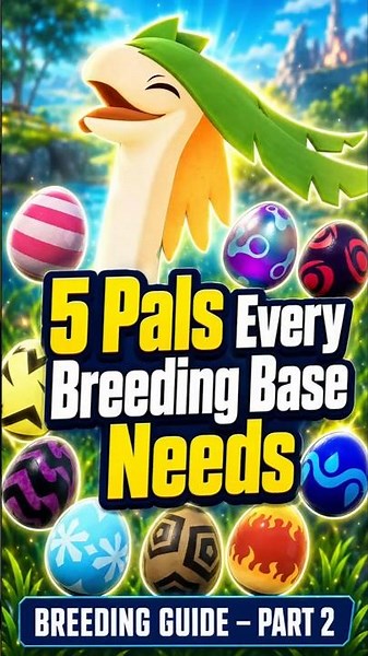 5 Pals Every Breeding Base Needs! - Palworld 1.0 Breeding guide