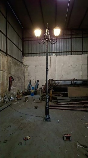 Royal Decorative Garden Pole Light | Elegant Outdoor Street Light Design ✨