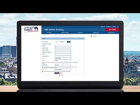 Steps to Create an International Transfer on NBK Online Banking