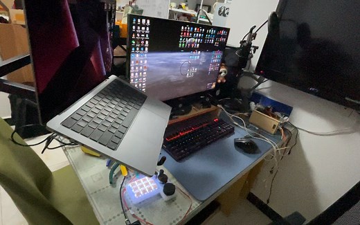 给兄弟们看一下我的工作台，win和Mac如何联动？