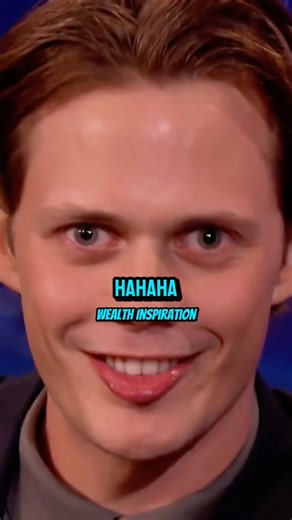 Bill Skarsgård shows his iconic Pennywise smile!