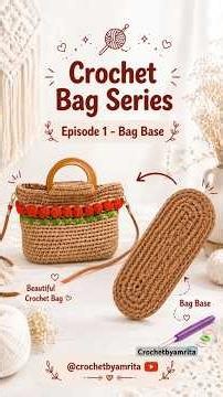 Ready to learn crochet bags with me 😍