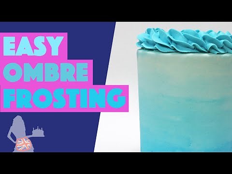 Easy Ombre Frosting