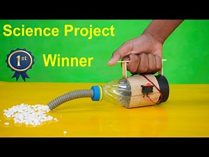 How to Make Vacuum Cleaner at Home Easy | Science Project Easy | Science Fair Projects