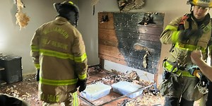 Tree falls on powerline, power surge causes fire in bedroom of Williamson County home