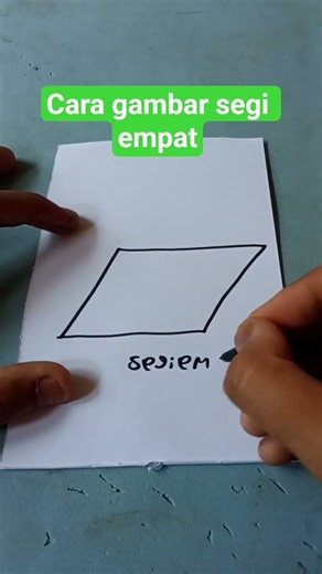 tutorial cara gambar segiempat #tutorial #fyp #viral