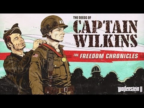 WOLFENSTEIN 2 - The Amazing Deeds of Captain Wilkins DLC All Cutscenes (Full Game Movie) 1080p HD