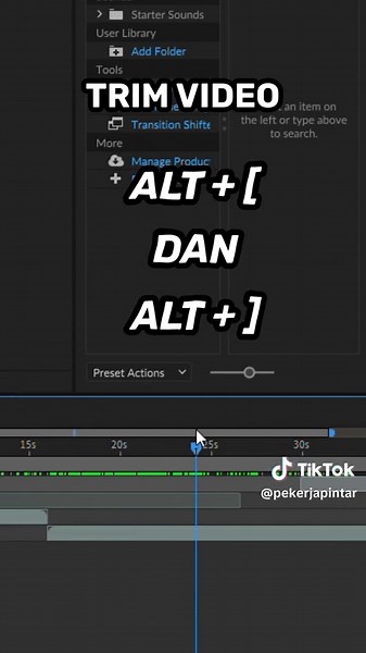 Video editor merapat🫂 Tips cara cut/trim video di After Effects untuk para editor yang masih belajar nih! Kalau kalian ngedit biasanya pake aplikasi apa? MinTer tebak sih pada pake CapCut🤔 #PekerjaPintar #Adobe #AfterEffects #AdobeAfterEffects
