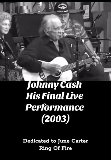 Johnny Cash's Final Live Performance 2003