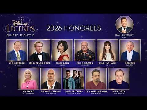 Disney Legends Class of 2026 Announcement