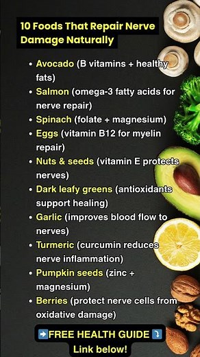 10 Foods That Repair Nerve Damage Naturally