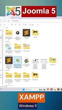 Install and run XAMPP for Joomla 5 #shorts #xampp #joomla5