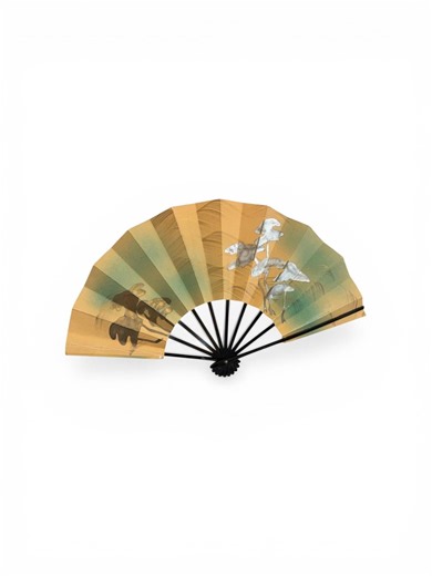 Vintage Folding Hand Fan, Sensu, Japanese Folding Hand Fan, Pine Tree Pattern Hand Fan - Etsy