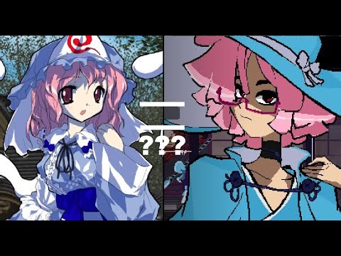 yuyuko saigyouji from blade sight has an identity crisis and beats herself up