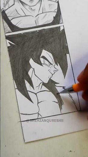 Drawing Goku SSJ4