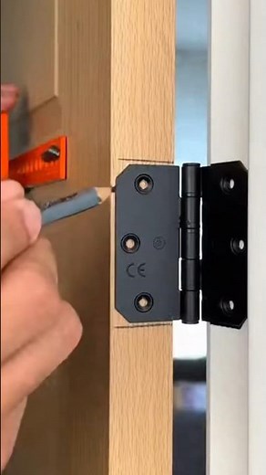 How to install a door hinge professionally #viral #foryou #diy