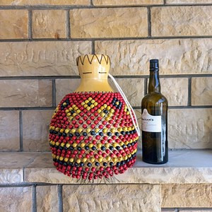 Handcrafted Wood Beaded Gourd Shekere: Latin Percussion Instrument - Etsy