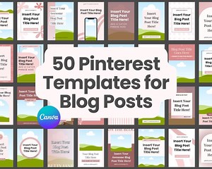 50 Canva Pinterest Templates: SEO Blog Post Designs (digital Download) - Etsy