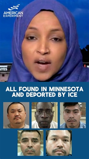 Ilhan Omar: “ICE has not been able to produce any evidence that they are finding people who are undocumented who have committed crimes.” Reality: here are 5 examples of illegal immigrants, among many, who have committed crimes here in MN that have been deported by ICE | Center of the American Experiment