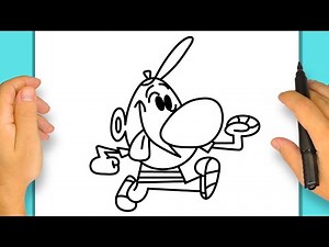 How to Draw Billy from The Grim Adventures of Billy and Mandy | Step by Step Simple and Easy
