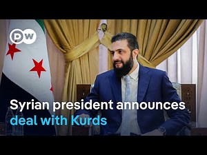 Syrian government and Kurdish forces agree to ceasefire | DW News