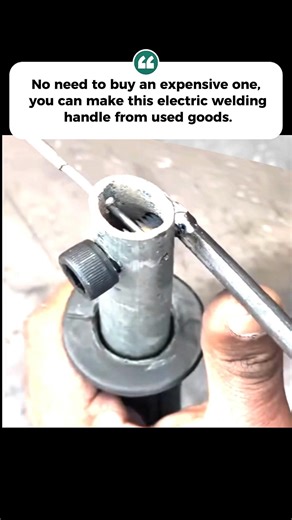 How to Make Your Own Electric Welding Rod Handle. #Electric Welding #Welding Tutorial #CreativeIdeas