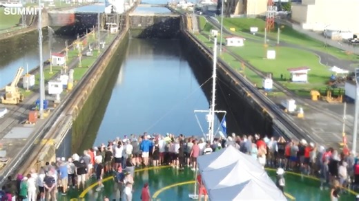 We could watch Celebrity Summit sail through the Panama Canal on repeat. Have you had the chance to experience it for yourself? | Celebrity Cruises