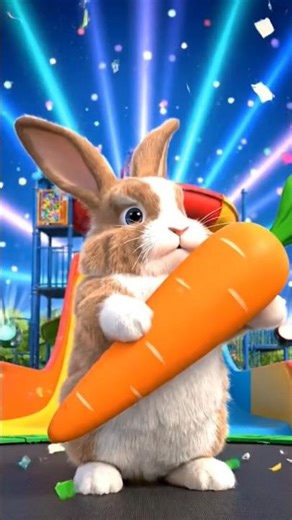 Funny Bunny Jumping for Kids | Cute Animal Cartoon 🐰🎬