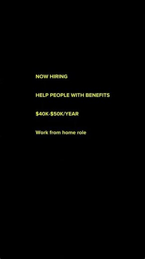 REMOTE BENEFITS SUPPORT JOB | $40K-$50K/YEAR | WORK FROM HOME