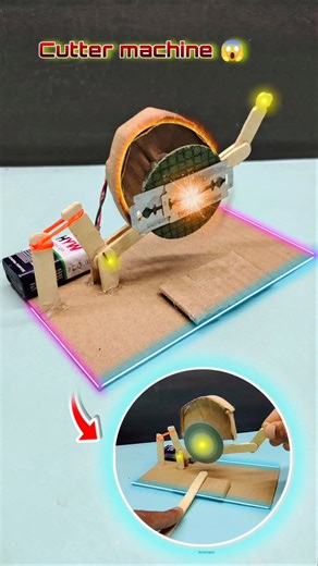 Mini cutter machine making at home 😁🏡 #new #diy