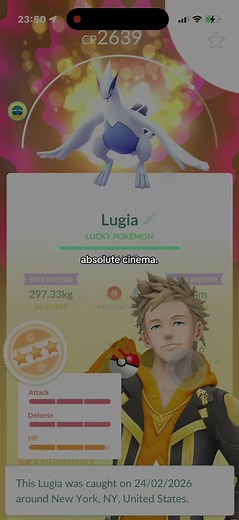 Pokémon GO: Absolute Cinema Lugia Lucky Trade